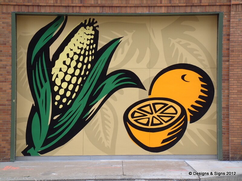 Architectural Murals, Painted Wall Signs at Whole Foods Pittsburgh