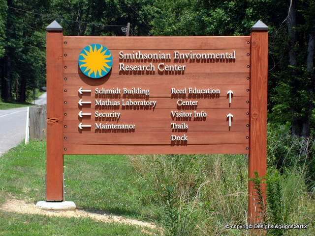 Cedar Signs – Smithsonian Environmental Research Center