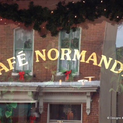 GLASS GILDING – CAFE NORMANDIE