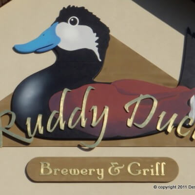 GOLD LEAF SIGNS – RUDDY DUCK BREWERY