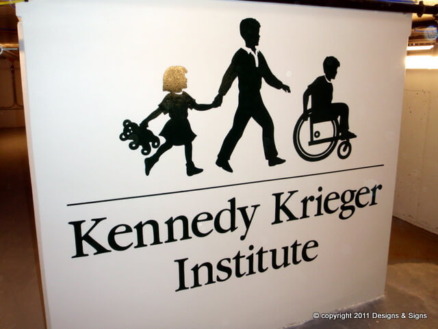 Painted Wall Logos; Murals at Kennedy Krieger