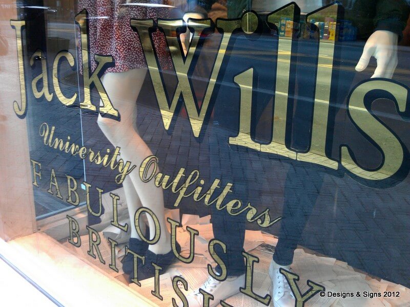 Glass Gilding at Jack Wills