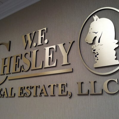 DIMENSIONAL LETTERS – CHESLEY OFFICE