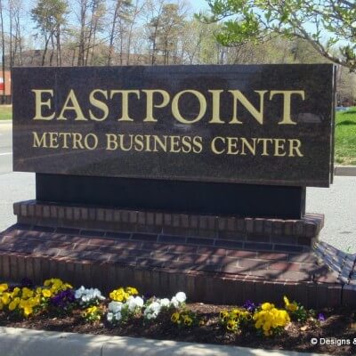 SANDBLASTED SIGNS – EASTPOINT METRO