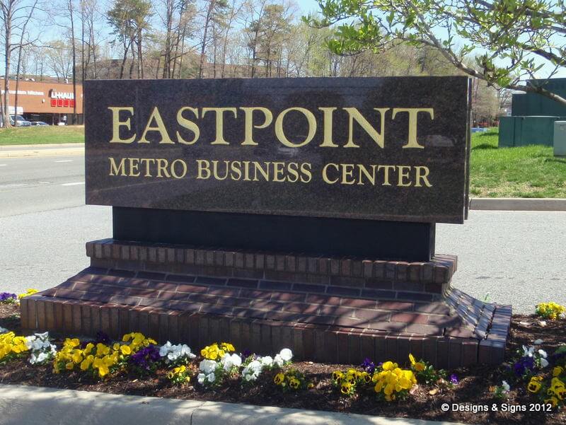 Sandblasted Signs – Eastpoint Metro
