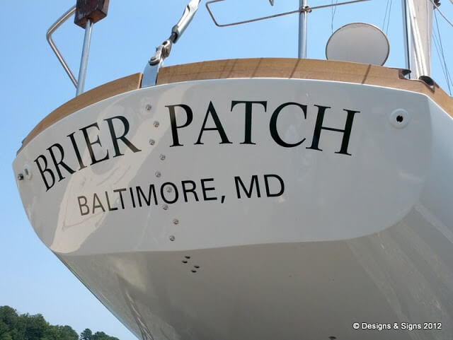 Boat Name – Brier Patch