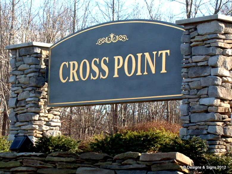 Sandblasted Sign – Cross Point