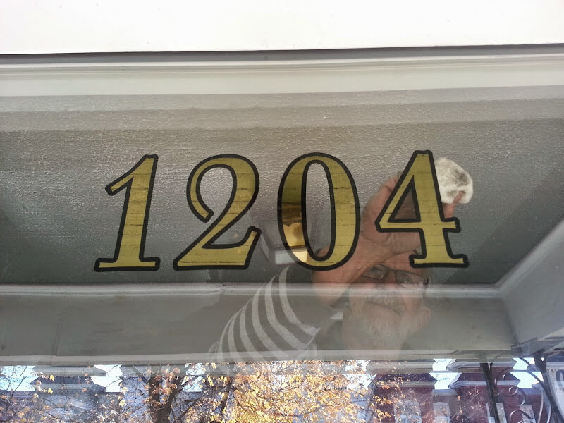 Gold Address Numbers -1204