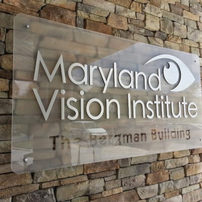 PLEXIGLASS SIGN – MARYLAND VISION INSTITUTE