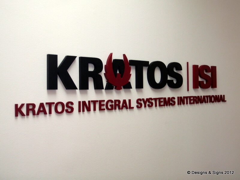 3D Letters / Dimensional Letters at Kratos ISI