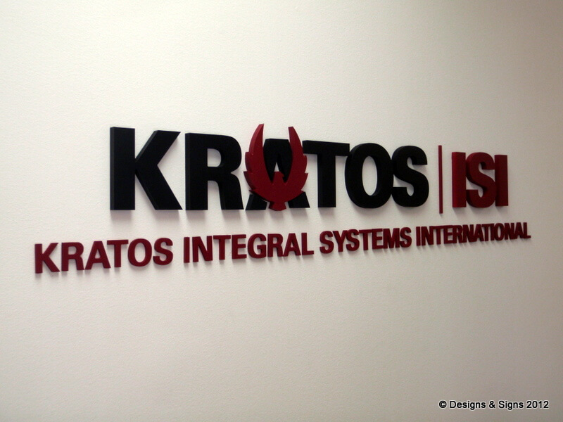 3D Letters / Dimensional Letters at Kratos ISI
