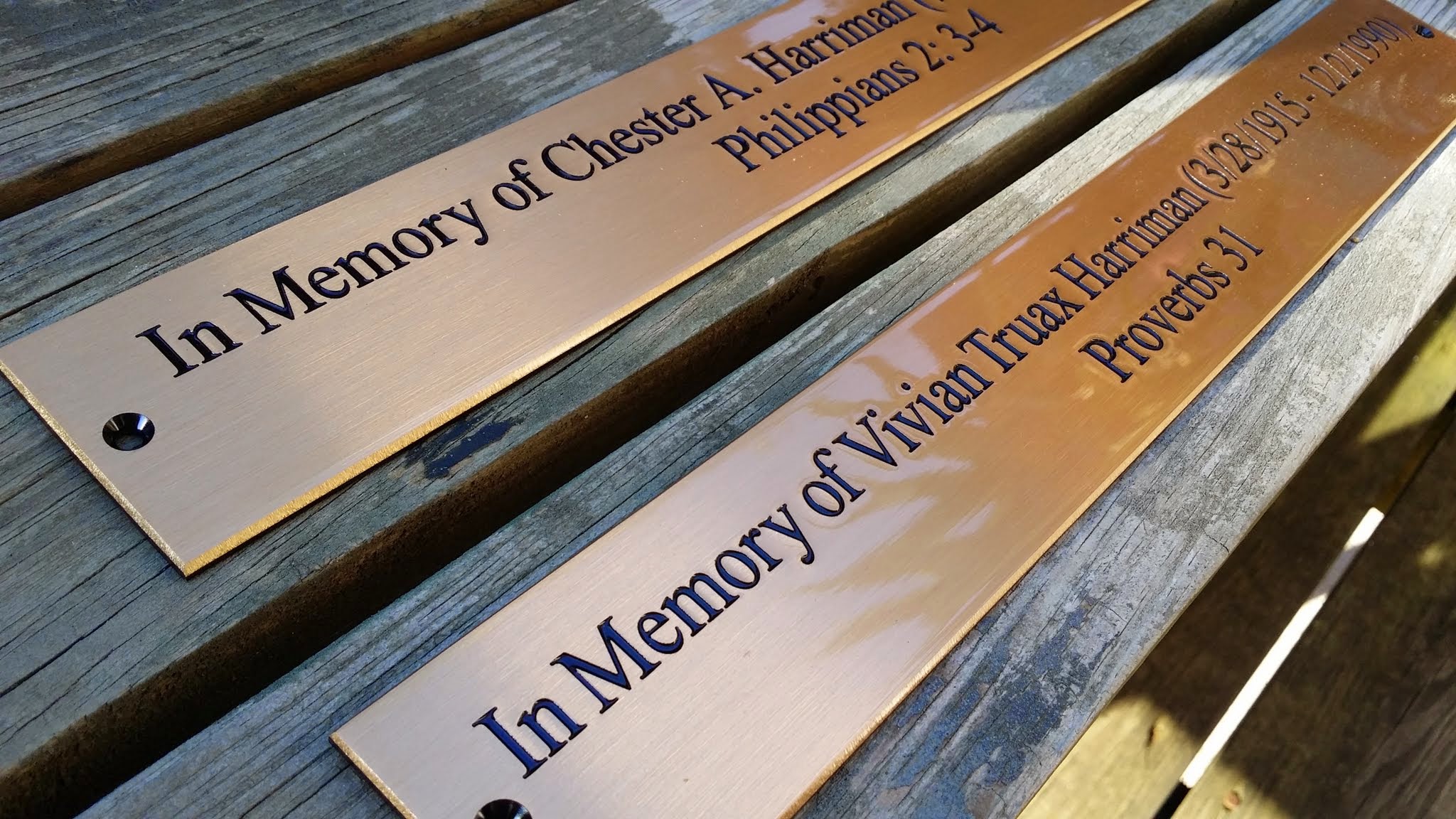 Memorial Plaques