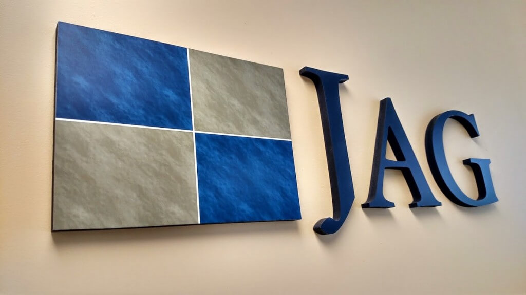 Company Name / Office Wall Signs Created by Designs and Signs