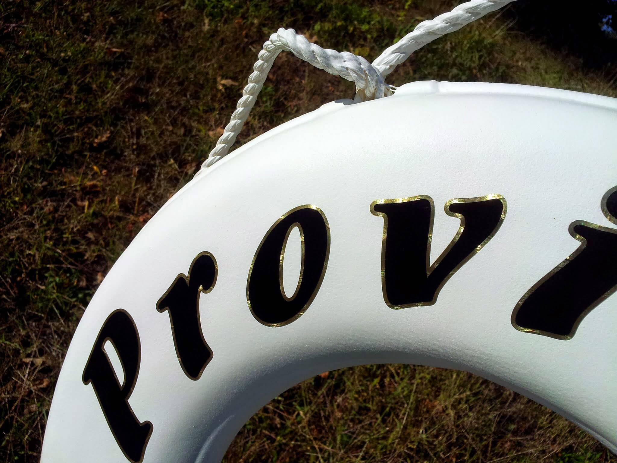 Providence Boat Lettering