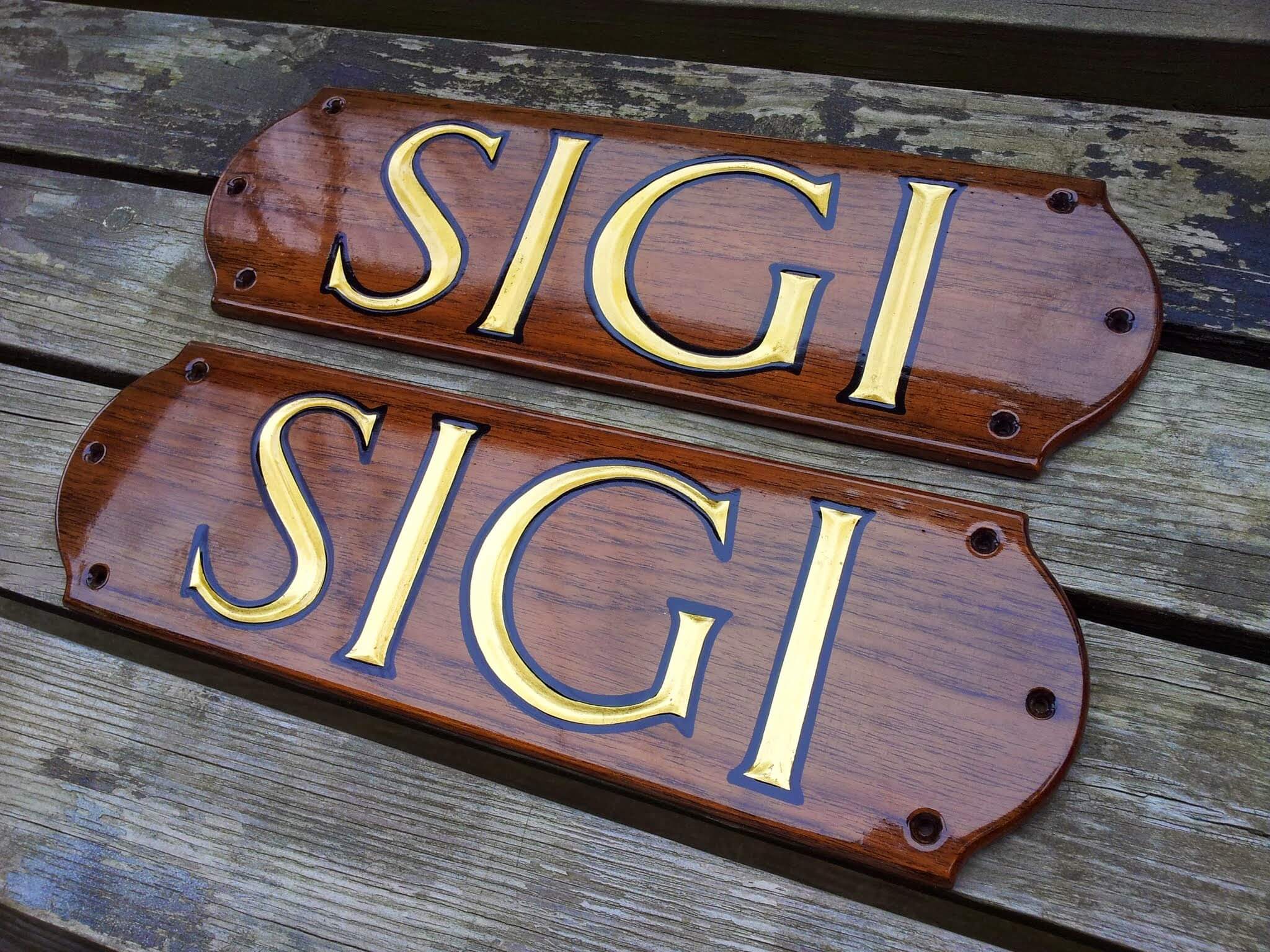 SIGI name boards