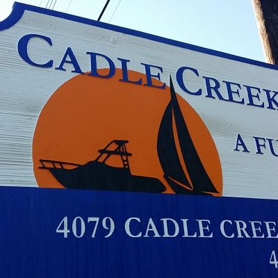 Sandblasted HDU Sign
