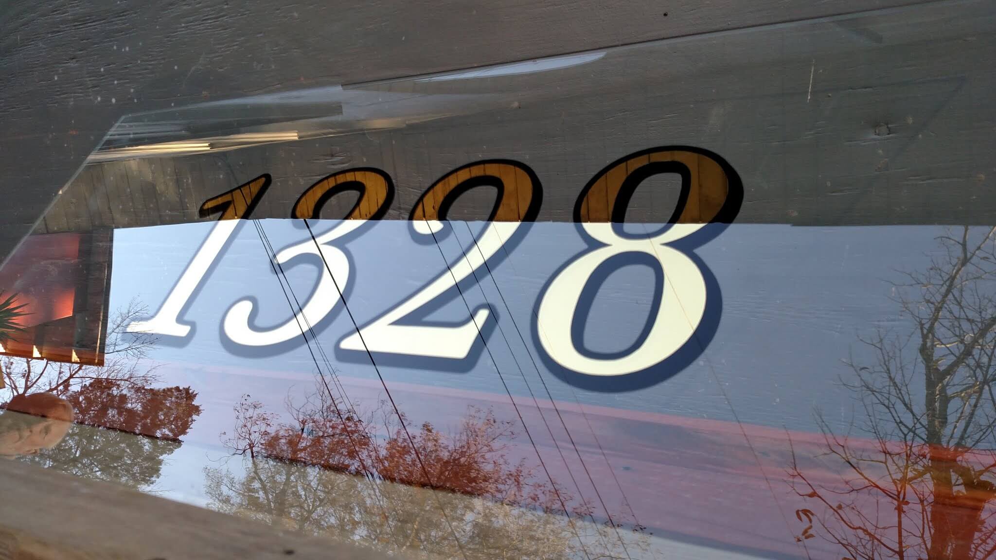 Transom Window House Numbers