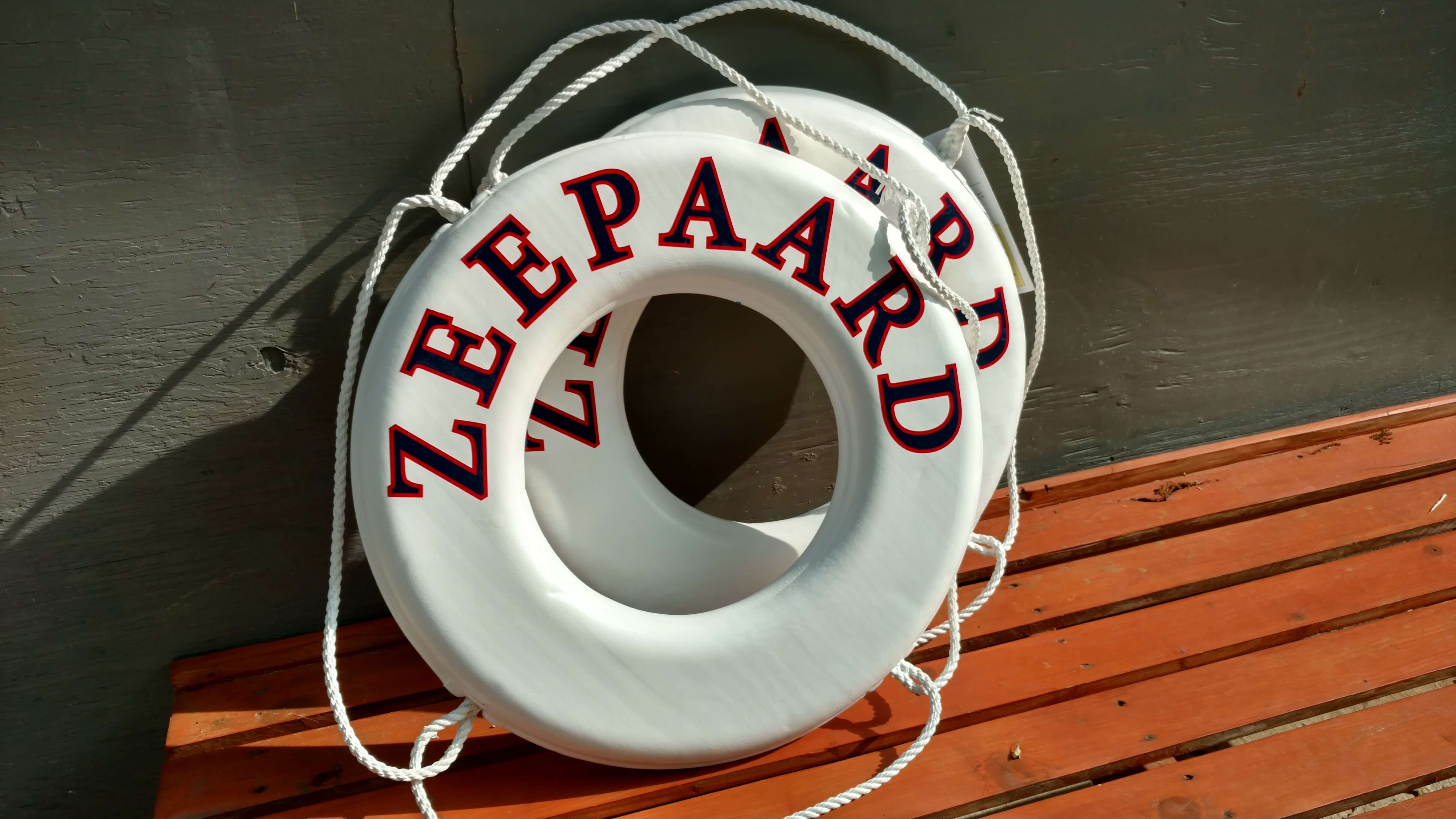 Personalized Life Rings & Customized Ring Buoys with Gold Leaf.