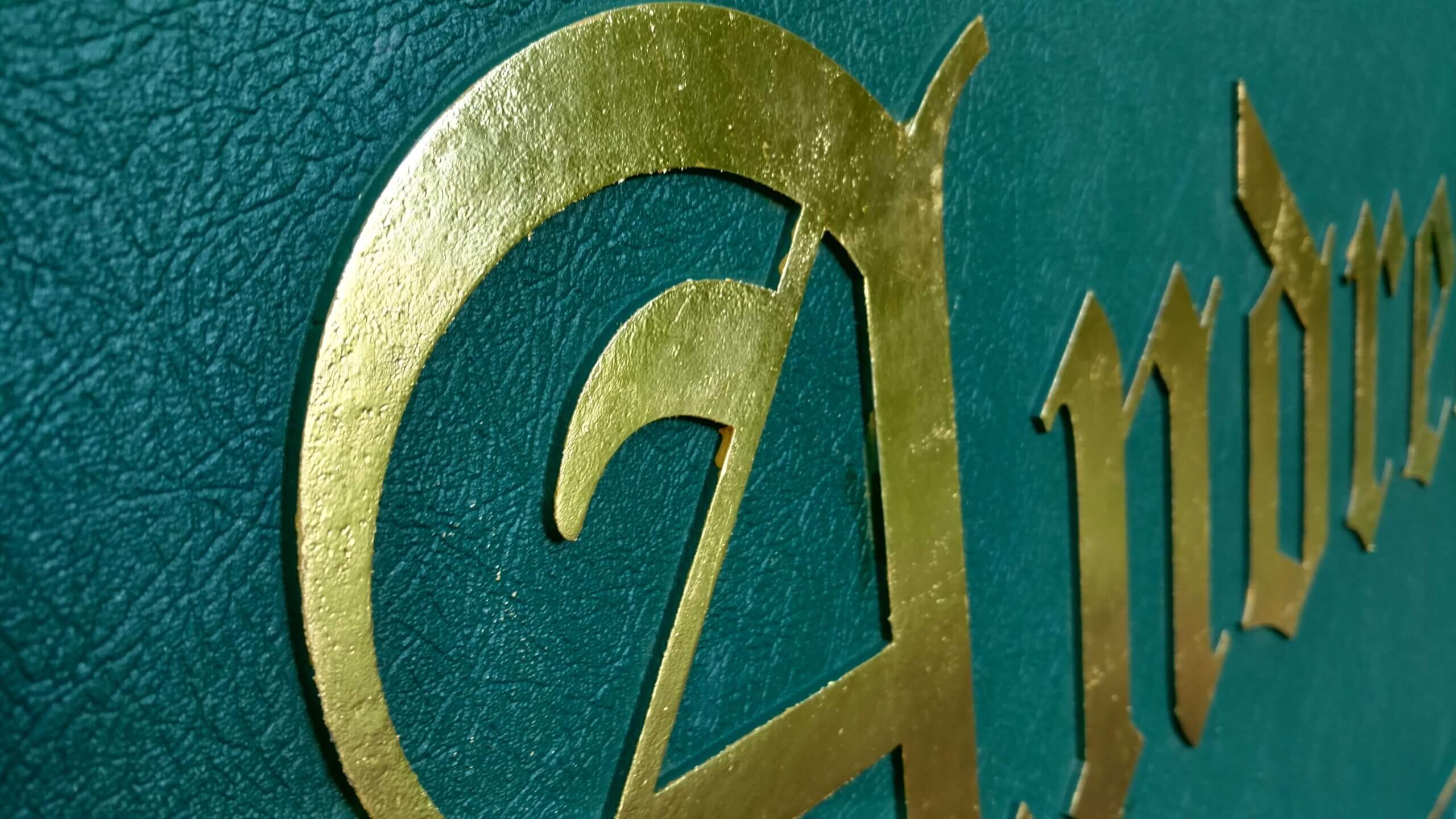 Cast Aluminum Sign for a Community Entrance in Arnold, MD