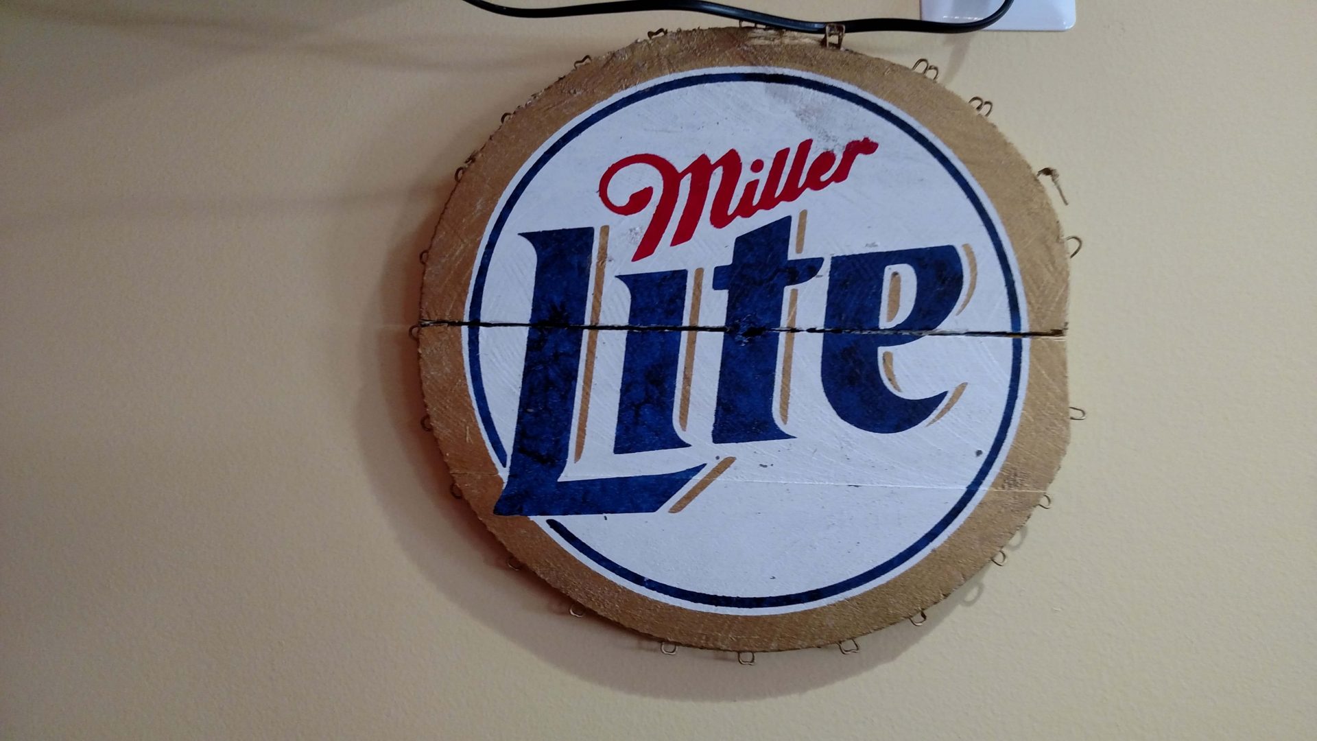 Tiki Bar Sign Miller Lite