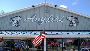 Exterior Logo & 3D PVC Lettering at Anglers in Annapolis.