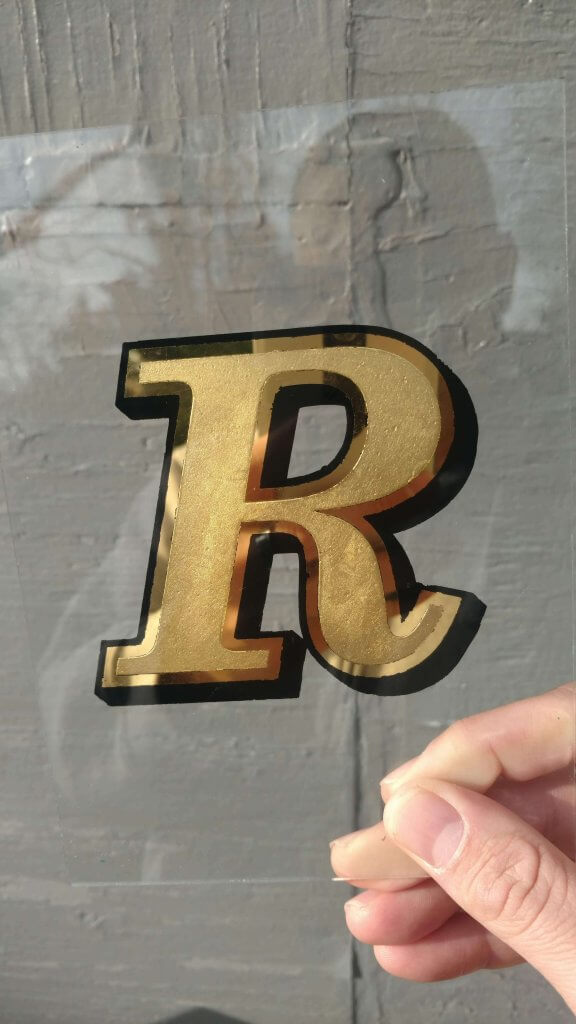 glass gilding sample letter