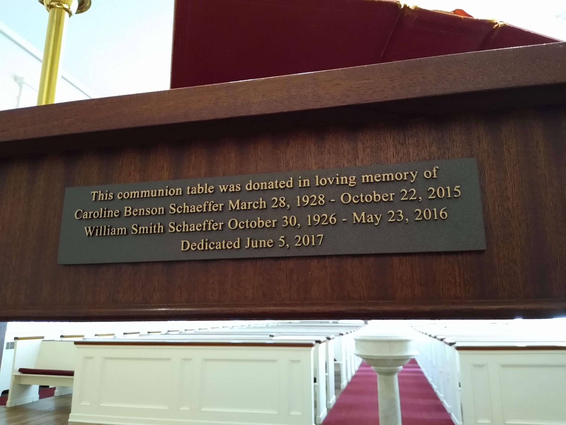 Cast Bronze Plaque