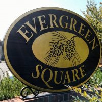 evergreen square Images of Neighborhood Entrance Signs