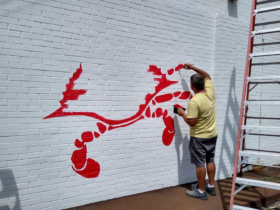 Crabhouse Murals in Maryland, Painted by Designs & Signs.
