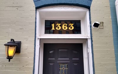 Gold Leaf House Numbers – 1363