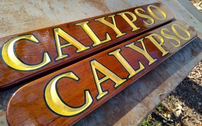 Carved Teak Name Boards