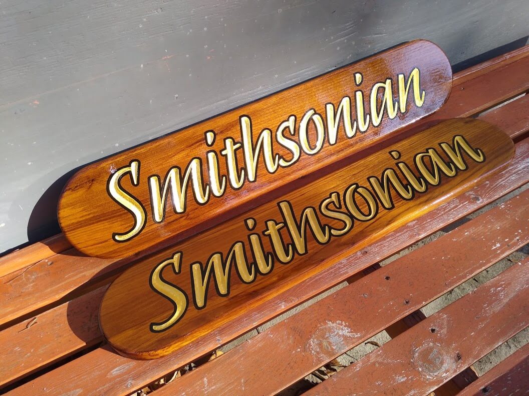 Yacht name boards