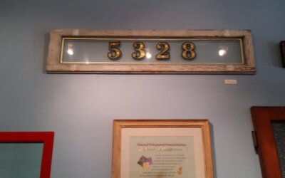 5328 – Hand Gilded House Numbers