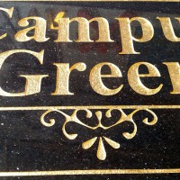 community entrance sign