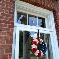 gold numbers on transom